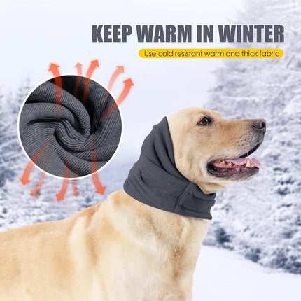 Dog Ear Protection Headband - Purple - Medium Size - Noise Reducing Pet Ear Cover for Dogs.