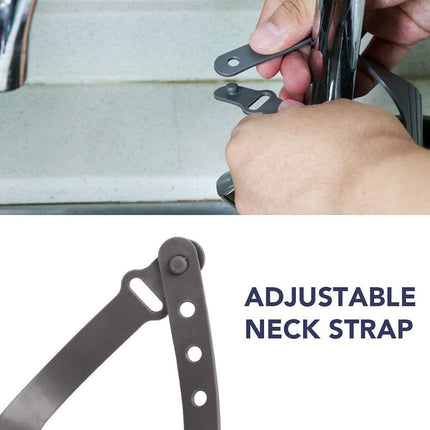 2Pcs Beige Kitchen Sink Caddy Adjustable Hanging Silicone Plastic Soap Holder with Faucet Drain Hole for Drying.