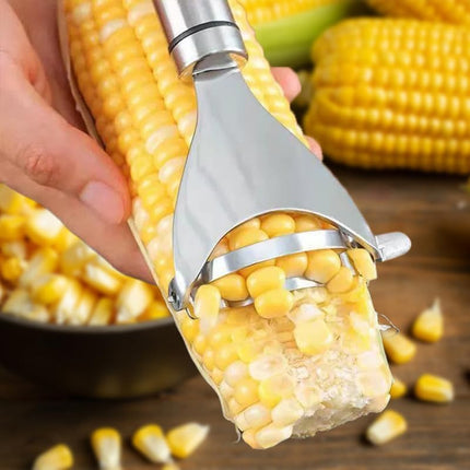 Stainless Steel Corn Kernel Peeler Tool Fast Corn Separator Maize Granulator Efficient Kitchen Gadget.