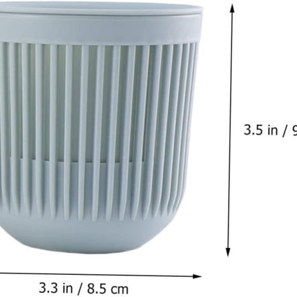 Ceramic Flower Pot - Indoor/Outdoor Use - Break Resistant - Black - 1 Piece - Wall-Mounted Planter.
