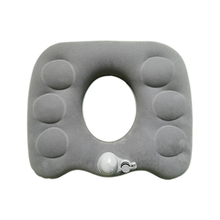 1 Piece Donut Seat Cushion Anti-Slip for Office Chair Car Grey Comfort Support Pillow.