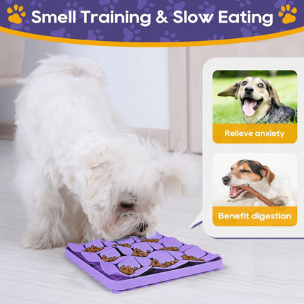 Slow Feeder Dog Cat Bowl Grass Green Pet Feeder Bowl for Dogs and Cats.