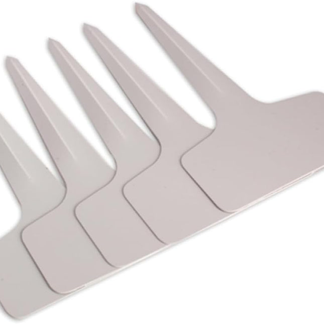 100 Pack 6cm x 10cm White Plant Labels Outdoor Weatherproof Garden Tags for Plant Identification and Labeling.