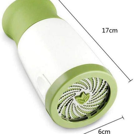 17cm Green Manual Fresh Herb Grinder for Kitchen.