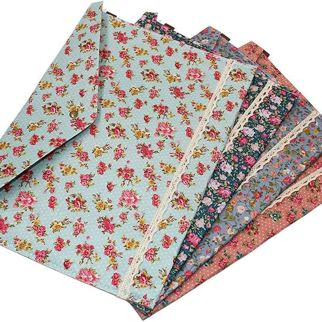 Colored Flower Envelopes 32.5cm x 23.5cm Pack of 4.