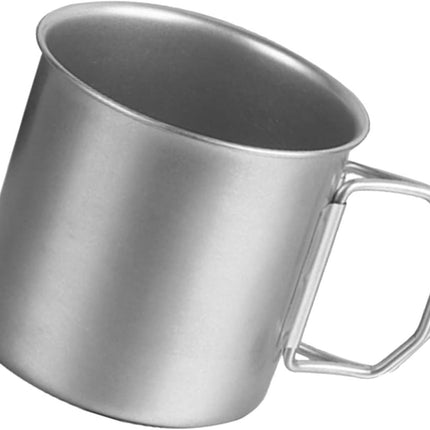 3-Piece Stainless Steel Cup Set Portable Stackable Metal Drinking Cups for Camping Hiking Picnic Outdoor Use Water Juice.