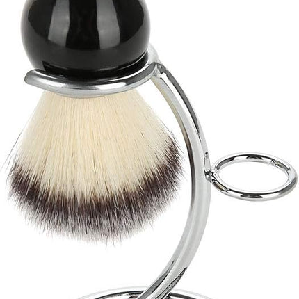 Men's Stainless Steel Silver Razor Holder - Shaving Brush Stand.