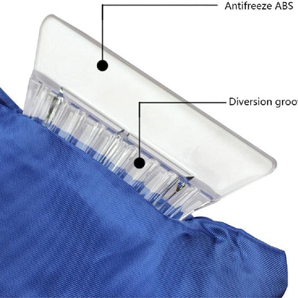 2 in 1 Car Ice Scraper and Window Cleaner Set Red and Blue 2 Pieces.
