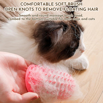 3 Pack Adjustable Silicone Massage Cat Grooming Brush Self-Cleaning Corner Wall Mounted Cat Scratching Comb for Table Legs.
