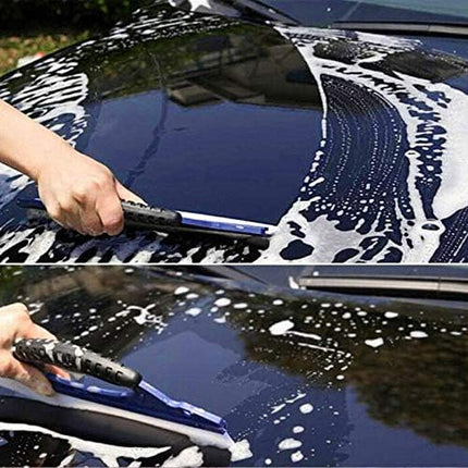 Blue Ice Scrapers 2 Pack - Windshield Ice Scraper for Car Windows - Snow and Ice Removal Tool.