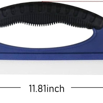 Blue Ice Scrapers 2 Pack - Windshield Ice Scraper for Car Windows - Snow and Ice Removal Tool.