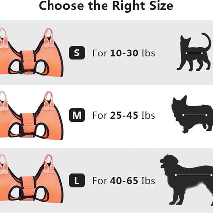 Durable Pet Grooming Restraint Band for Safe Dog Cat Nail Trimming Hanging Bed Helper.