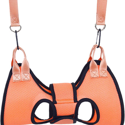 Durable Pet Grooming Restraint Band for Safe Dog Cat Nail Trimming Hanging Bed Helper.