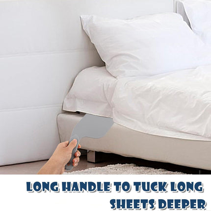 2 Pack 11.8 Inch Bed Sheet Clips Mattress Lifter Tool Durable Bed Making Assistant for Easy Sheet Changing Protect Nails and Back.