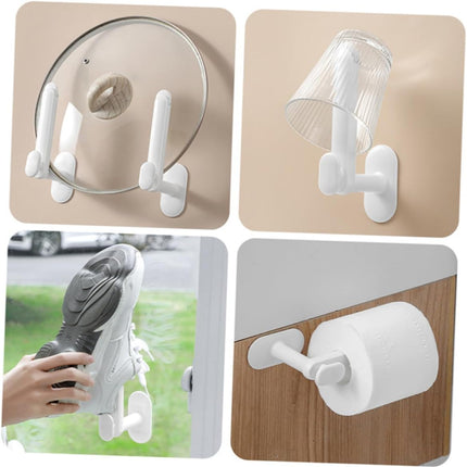2 Pack Adjustable Hair Accessory Organizer with Hair Tie Holder White.