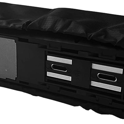 Waterproof Dustproof Bike Battery Cover Bag 37.6×10.5×11.2 cm Black Battery Protective Case.