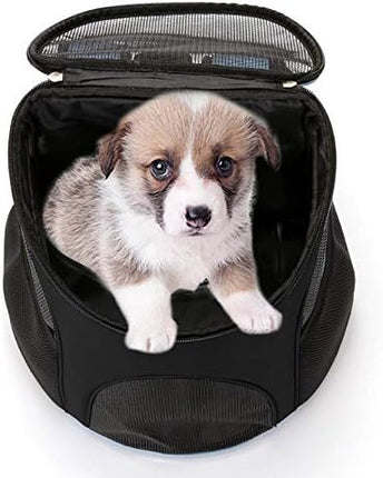 Pet Travel Carrier Backpack for Dogs and Cats Up to 8kg 36×31×45cm Blue.