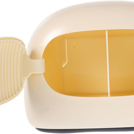 Wall-Mounted Pouch Dispenser - Multifunctional for Bathroom Kitchen Home - Yellow - 1 Piece.