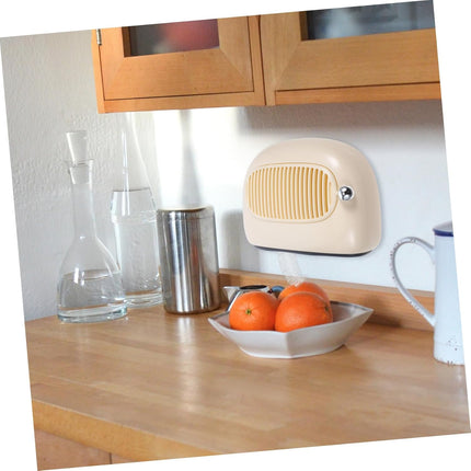 Wall-Mounted Pouch Dispenser - Multifunctional for Bathroom Kitchen Home - Yellow - 1 Piece.