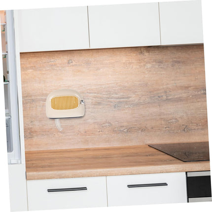 Wall-Mounted Pouch Dispenser - Multifunctional for Bathroom Kitchen Home - Yellow - 1 Piece.