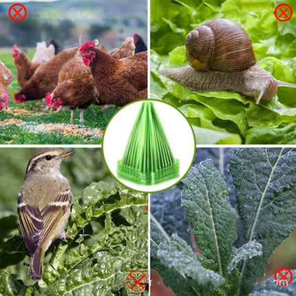 30 Pack Green Plant Cloches 7.48x7.48x8.26 Inch Frost Protection Covers for Plants.