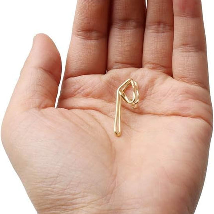 Curtain Hooks 3x1cm Gold Metal Clips Pack of 100 Heavy Duty Curtain Runners Hangers for Window Curtain Installation.