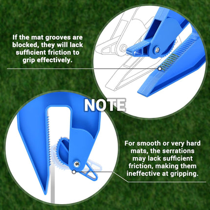 Mat Fastening Set Easy Mat Moving Tool Horse Mat Pull Strap Rubber Gym Mat.