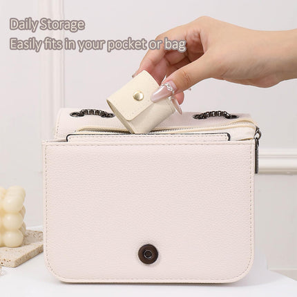 3-Piece Foldable Jewelry Organizer Case for Necklaces and Rings.