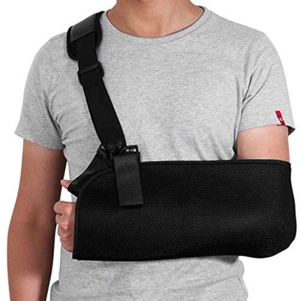 Adjustable Breathable Arm Sling Shoulder Immobilizer Support Brace Universal for Men Women Left Right Arm.
