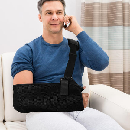 Adjustable Breathable Arm Sling Shoulder Immobilizer Support Brace Universal for Men Women Left Right Arm.