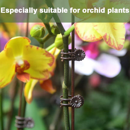 40 Reusable Plant Support Clips - Garden Tool for Supporting and Guiding Plants and Flowers.