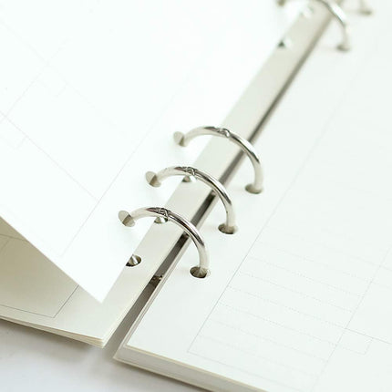 15mm Silver Metal Binder Rings 12 Pack Loose Leaf Hinged Rings for Scrapbooking Planner Crafting.