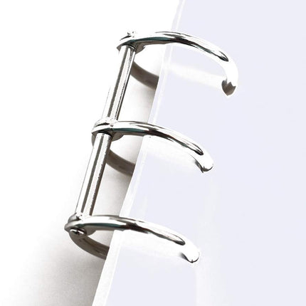 15mm Silver Metal Binder Rings 12 Pack Loose Leaf Hinged Rings for Scrapbooking Planner Crafting.