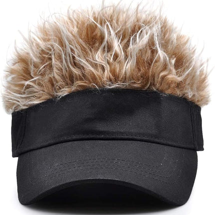 Funny Wig Beanie Winter Hat Adjustable for Party & Carnival Unique Gift.