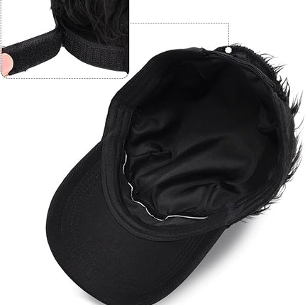 Funny Wig Beanie Winter Hat Adjustable Party & Carnival Accessory Unique Gift Idea.