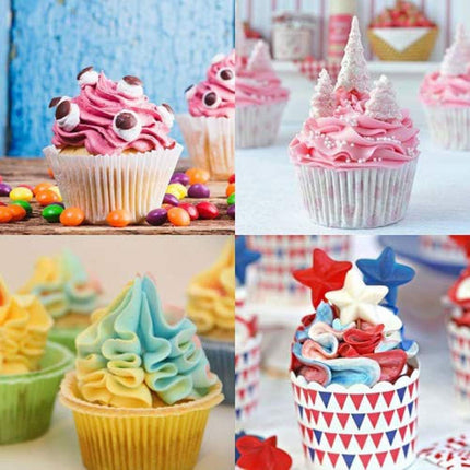 8-Piece Piping Nozzles Set for Cake Cupcake Cookies - Flower Decoration Tools.