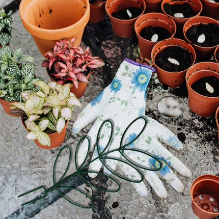 Plant Support Metal Leaf Shaped Plant Climbing Trellis 32x13 cm 2 Pack for Potted Plants.