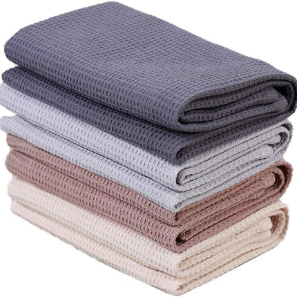4-Piece Kitchen Towel Set 100% Cotton 43x65cm Highly Absorbent Quick Drying Multifunctional.