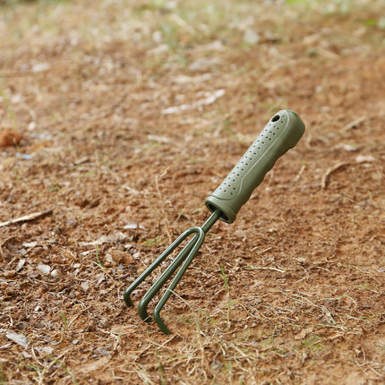 3-Piece Garden Tool Set - Carbon Steel - Ergonomic Handles - Garden Tools for Planting and Soil Cultivation.