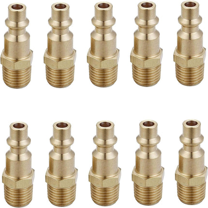 10 Pack 1/4 Inch Adapters/Connectors - General Purpose, Durable & Rustproof.