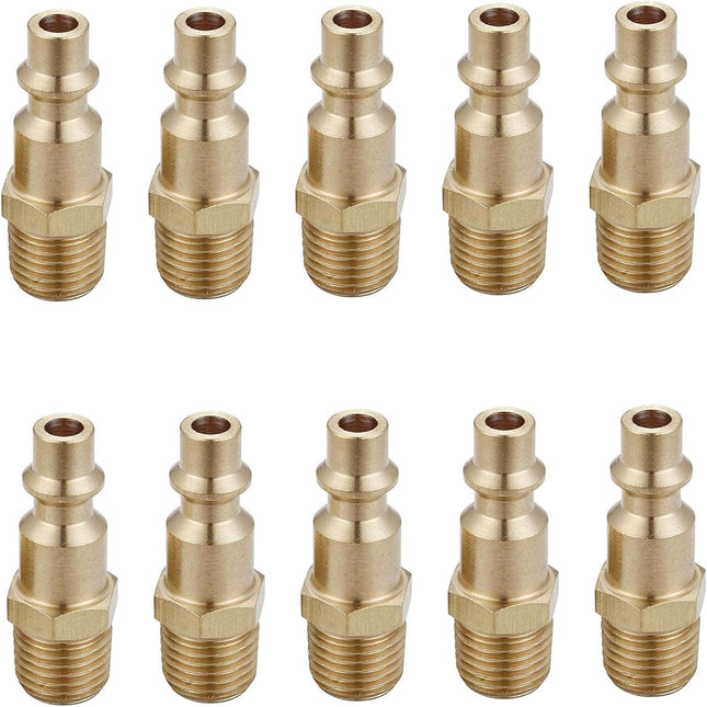 10 Pack 1/4 Inch Adapters/Connectors - General Purpose, Durable & Rustproof.