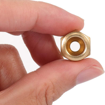 10 Pack 1/4 Inch Adapters/Connectors - General Purpose, Durable & Rustproof.