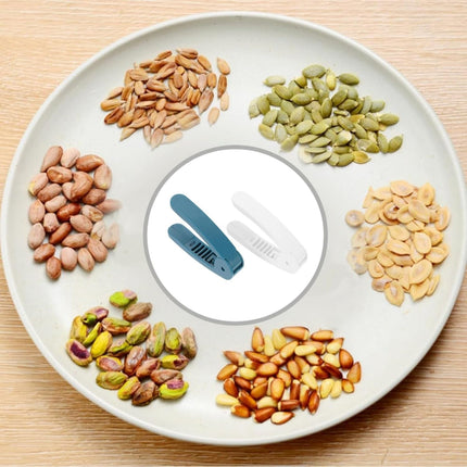 2 Pack Manual Nut Peeler Clip for Peanuts Pistachios Chestnuts Sunflower Seeds Watermelon Seeds - Handheld Nut Sheller Tool.