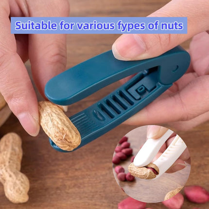 2 Pack Manual Nut Peeler Clip for Peanuts Pistachios Chestnuts Sunflower Seeds Watermelon Seeds - Handheld Nut Sheller Tool.
