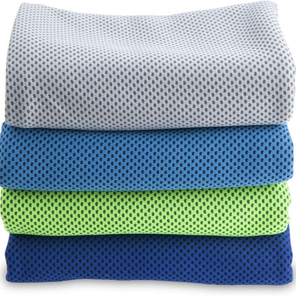 4 Pack Cooling Neck Sports Towels 100x30cm Microfiber Super Absorbent Sweat Wicking for Gym Fitness Workout.