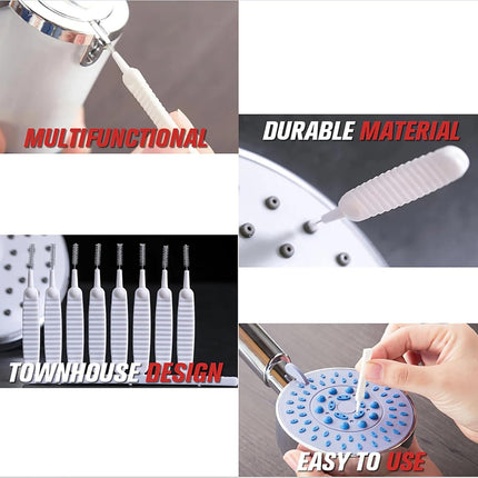 40 Pack Anti-Limescale Precision Cleaning Brushes - Multifunctional Detail Brushes for Small Holes and Crevices.