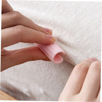 6 Pack Silicone Sheet Holders Anti-Slip Bed Sheet Clips for Mattress & Duvet.