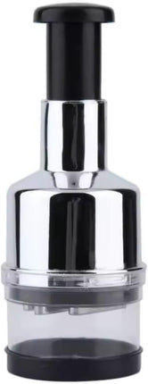 Handheld Garlic Press - Lightweight & Compact Manual Food Processor for Garlic Onion Vanilla Vegetables - Easy to Use Kitchen Tool.