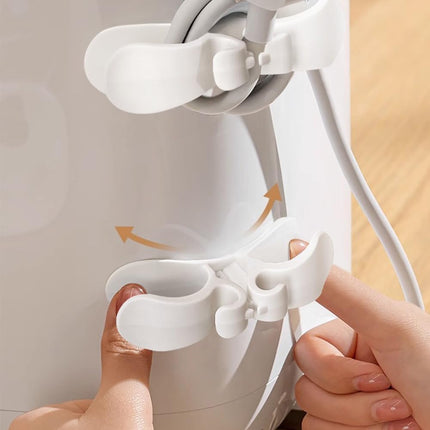 4 Pack Self-Adhesive Cable Clips - Silicone Cable Organizer for Desk & Car - Cable Holders.
