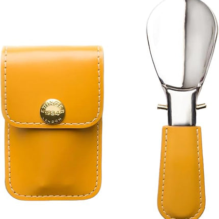 1 Piece Stainless Steel Shoe Horn Durable Extra Strong Yellow.